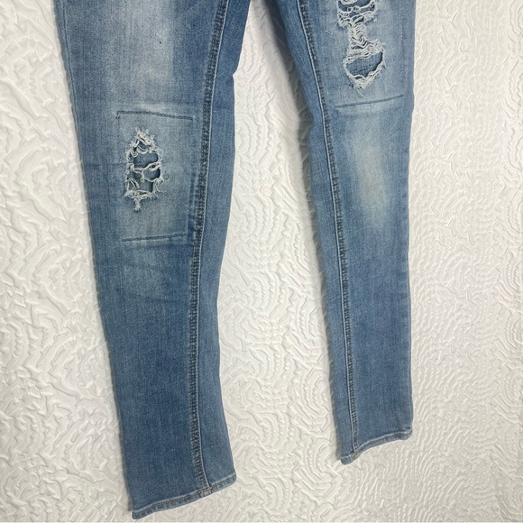 VANILLA STAR Distressed Skinny Jeans Girls Size 12 - Picture 4 of 8